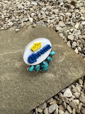 Corona Turquoise Ring