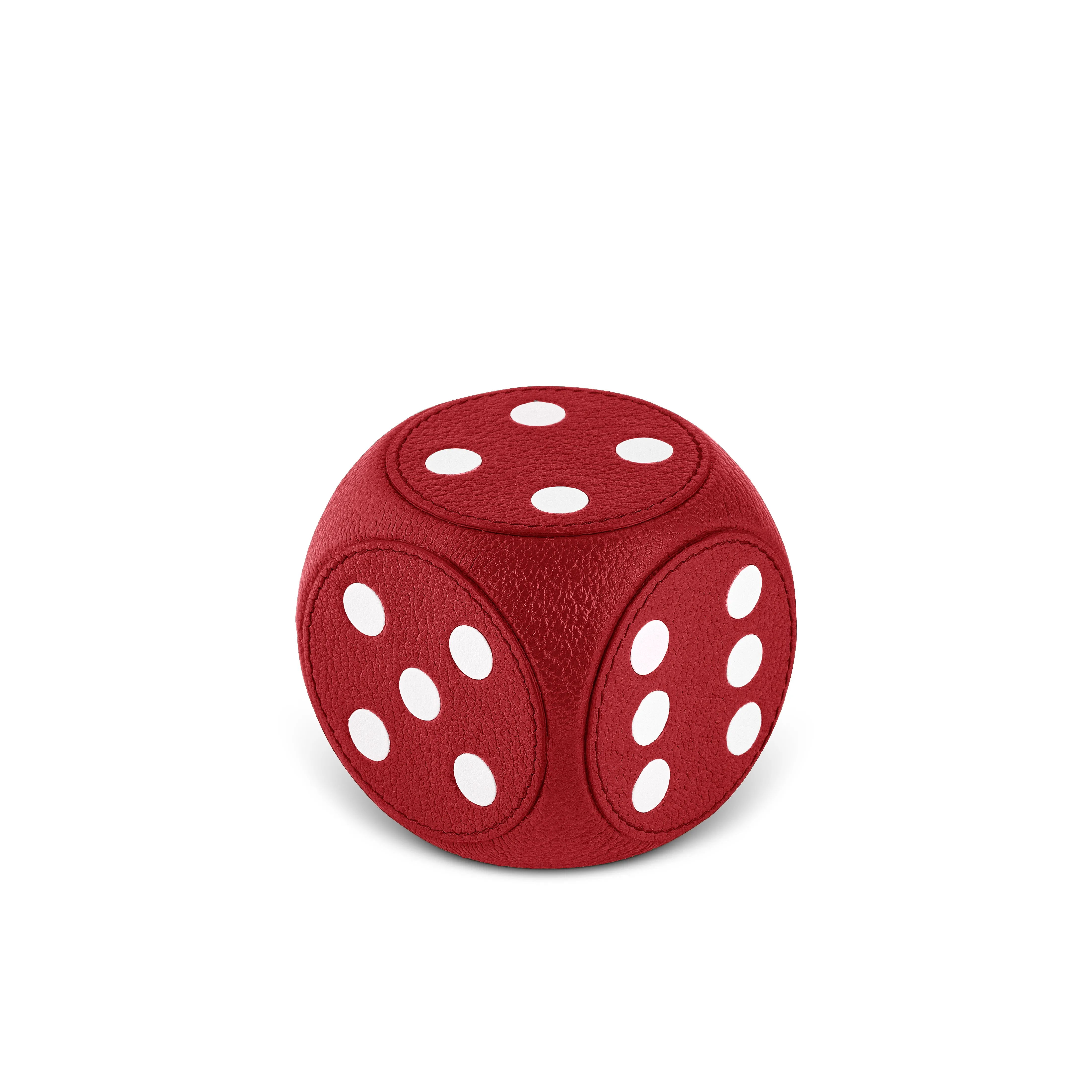 Dice Paperweight in Goatskin