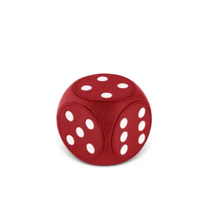 Dice Paperweight in Goatskin