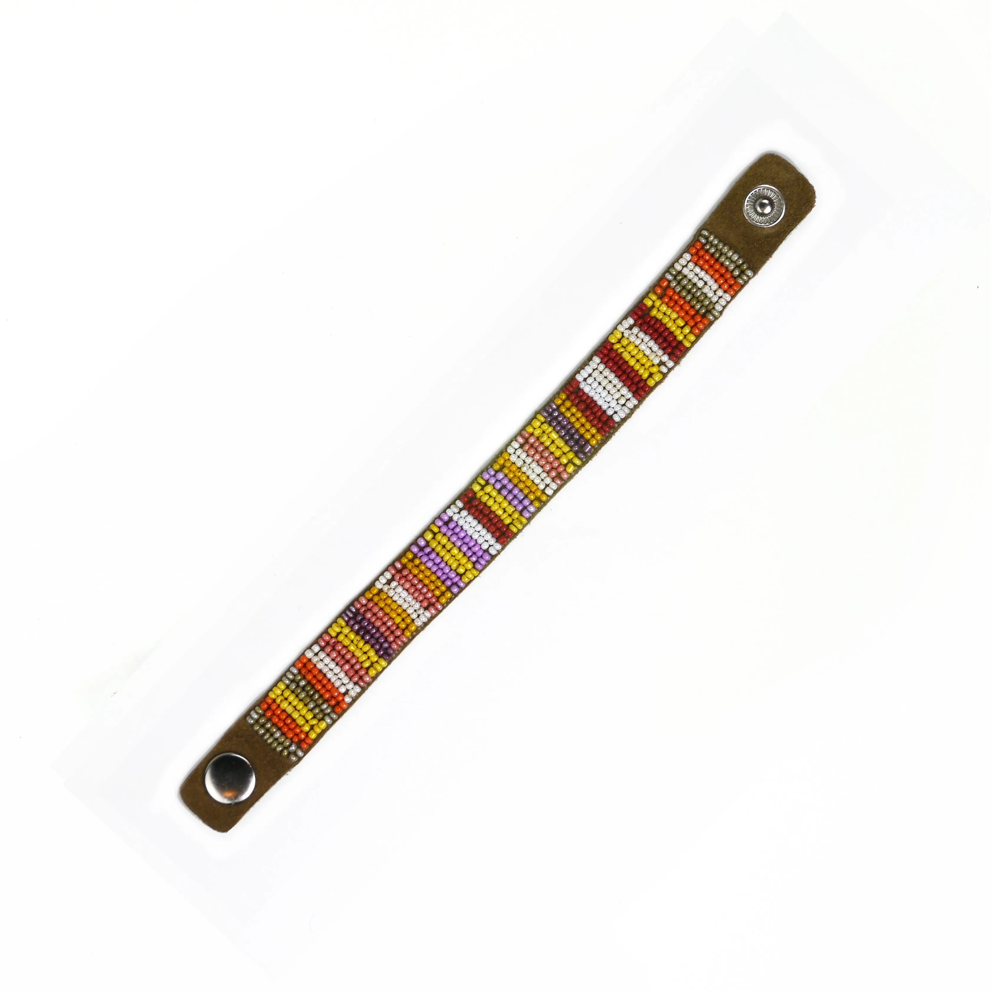 Ganges - Leather Beaded Bracelet