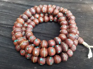 Inlaid Bodhi Seed Prayer Beads Mala