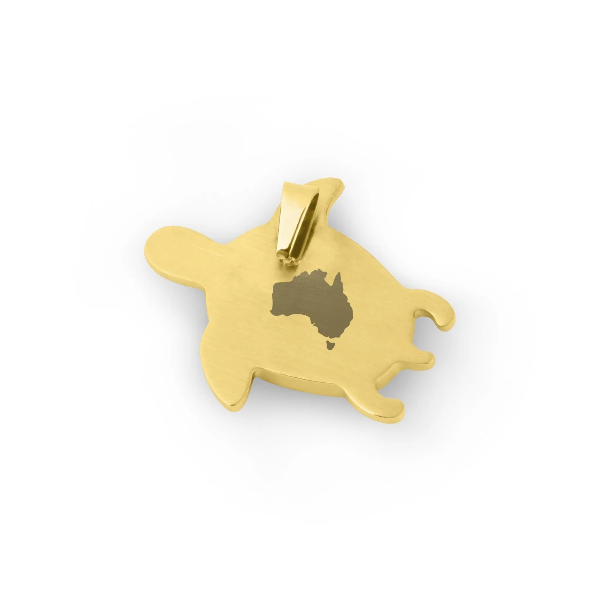 Jarrah Turtle Necklace - Yellow Gold