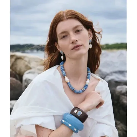 Lizzie Fortunato Lanna Cuff in Acacia Wood