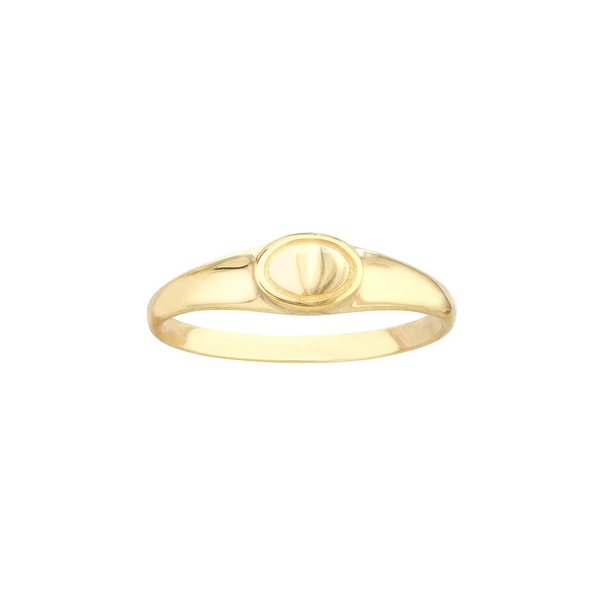 Mini Oval Signet Ring