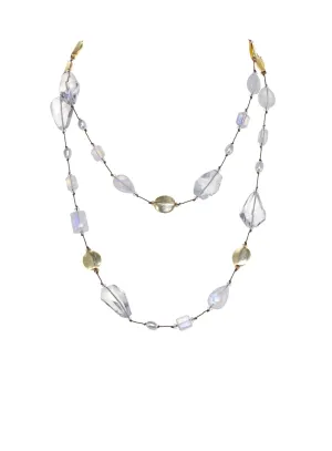 MOONSTONE, QUARTZ, PEARL, LN-1747