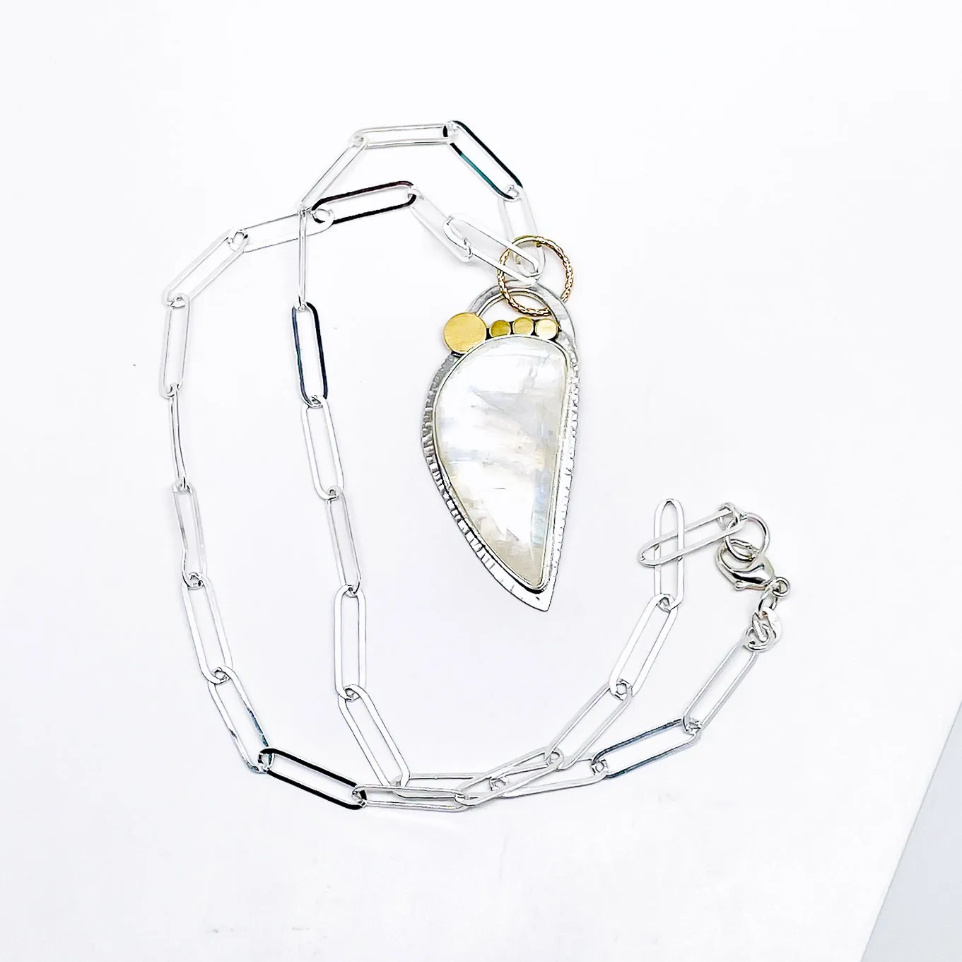 Sterling Silver Moonstone Necklace