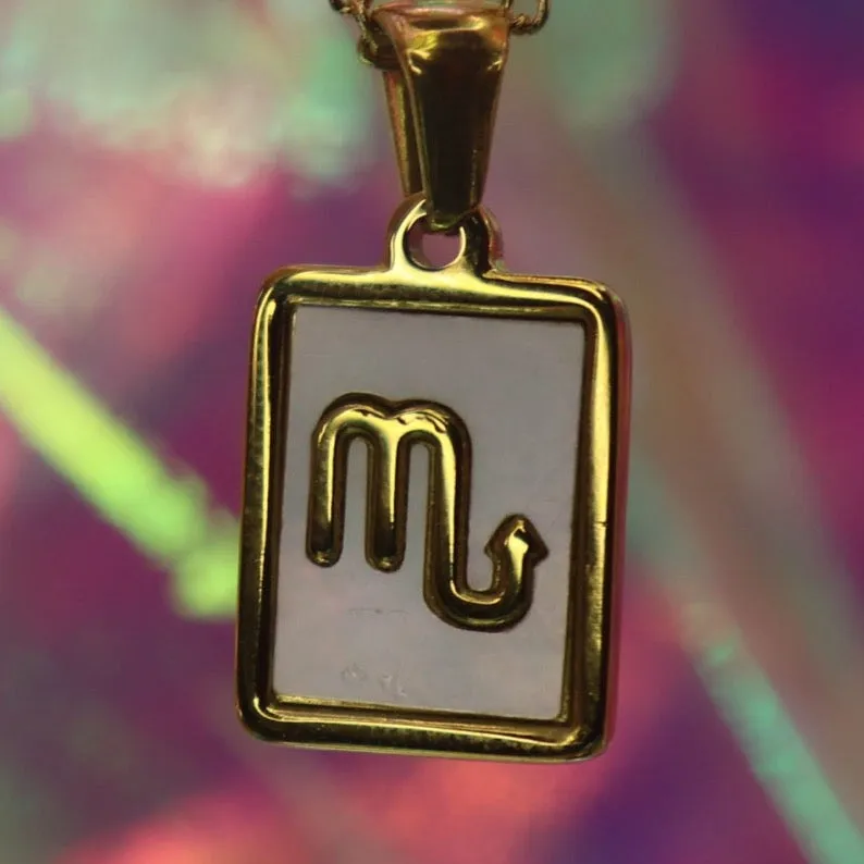 Zodiac Pearl Necklace